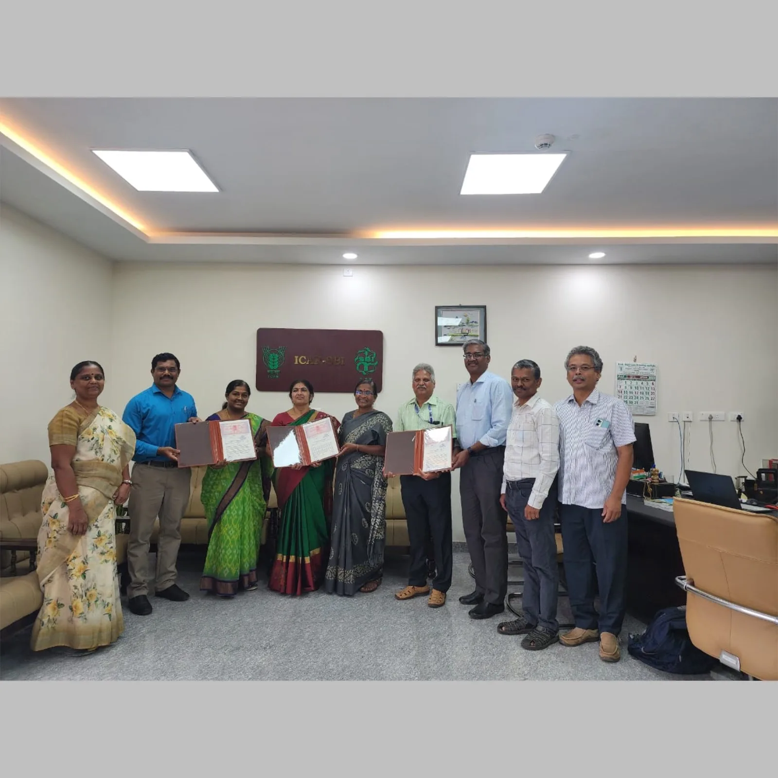 MOU Between CLEANTEK and ICAR Institutes for the Commercialization of Sugarcane Sett-Treatment Device: